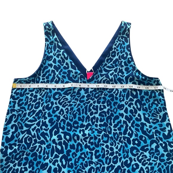 NWOT Lilly Pulitzer Oyster Bay Navy Blue Animal Print Reversible Top - Size XS - Picture 6 of 9